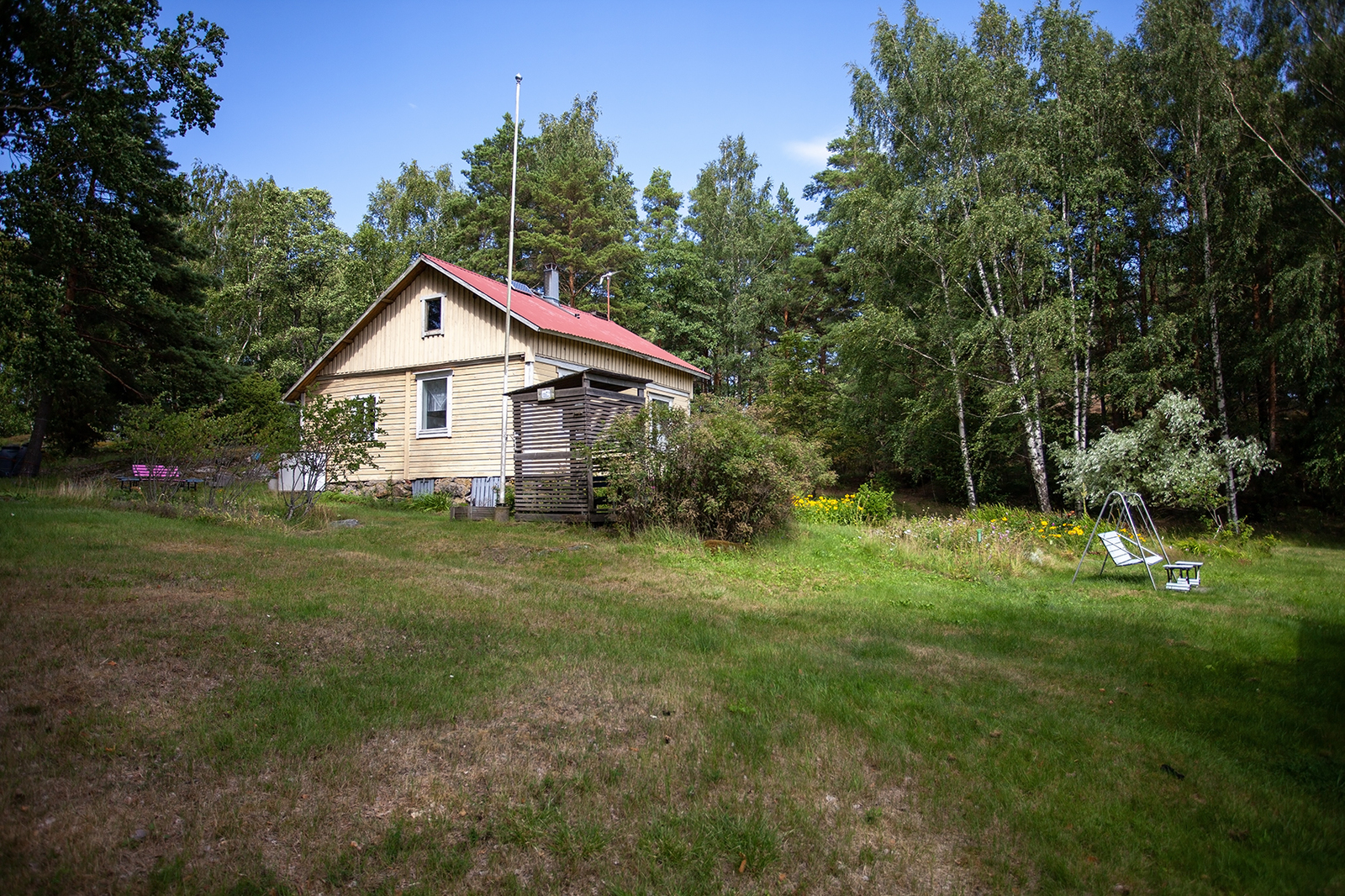 Mökissä on makuutilat kuudelle Kintaanluodot Naantali 50 m²